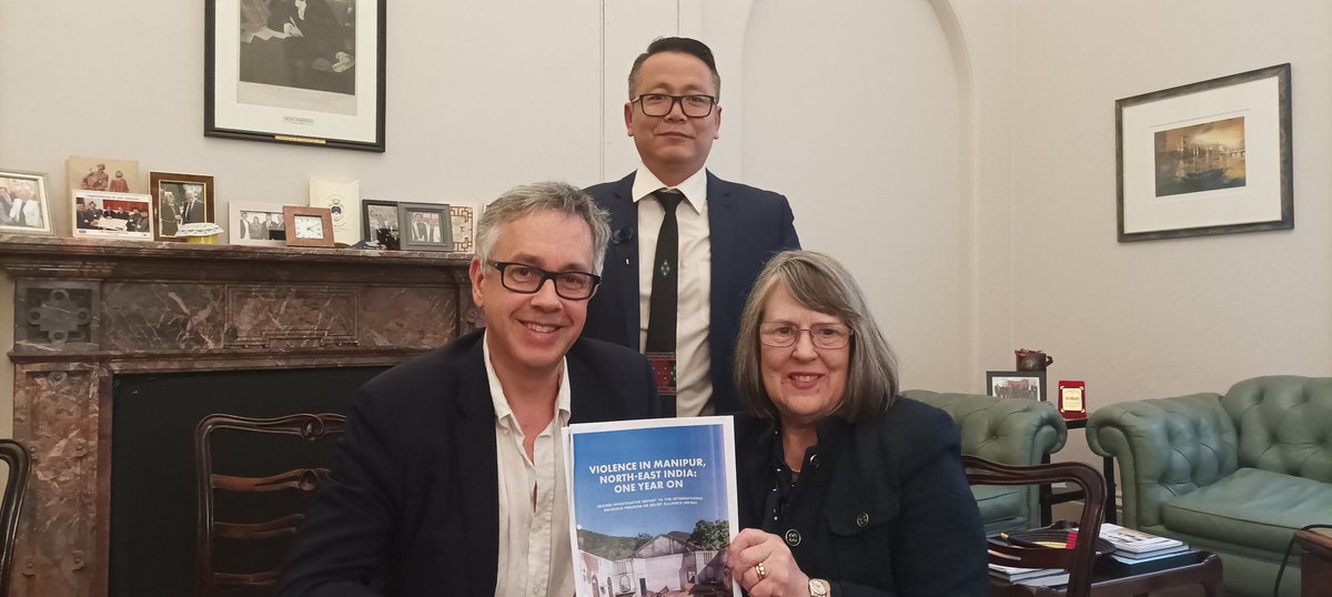 The report, titled 'Violence in Manipur: One Year On,' authored by David Campanale (Advisor to the PM's Special Envoy FRB), endorsed by Bishop Philip Mounstephen, was discussed and produced at the FCDO. The roundtable was led by Fiona Bruce, The PM Special Envoy FRB.@pmounstephen