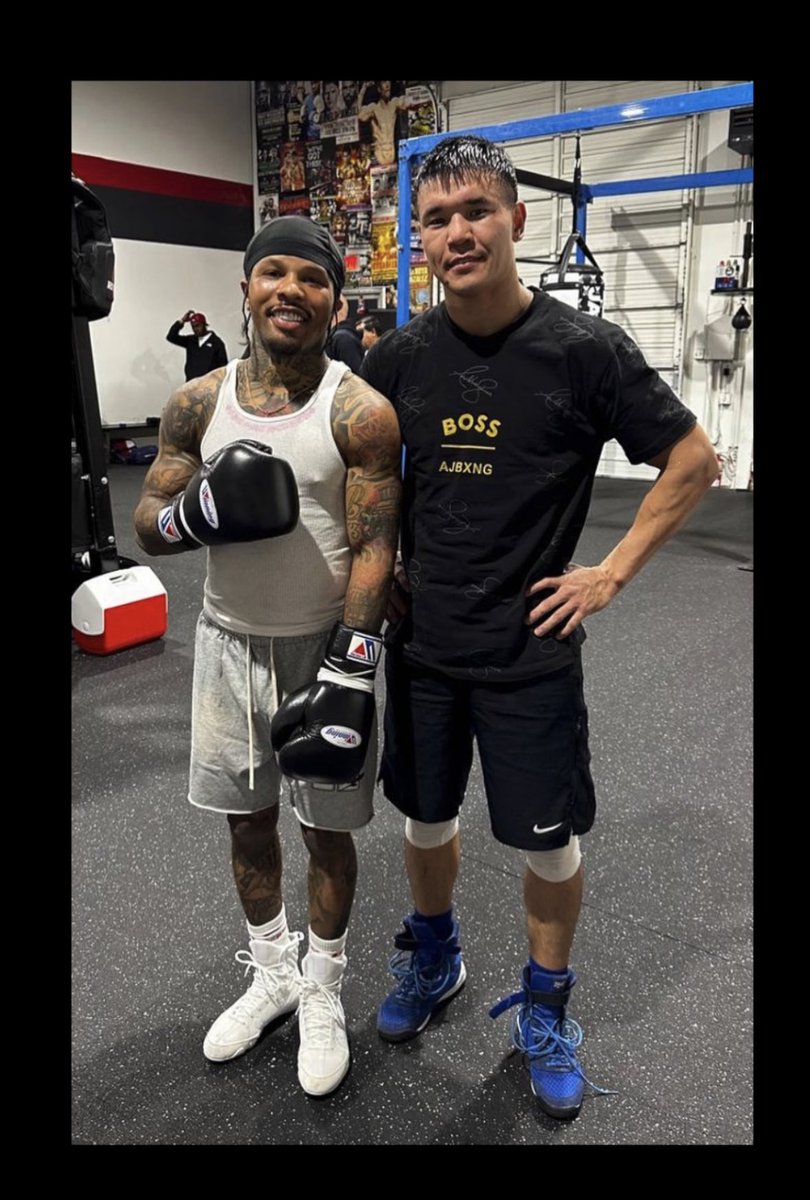 Gervonta Davis training alongside 147lbs. prospect Ablaikhan Zhussupov(4-0 3 KOs) 🤝🤝 #Boxing #DavisMartin 🔥🔥🥊🥊🥊