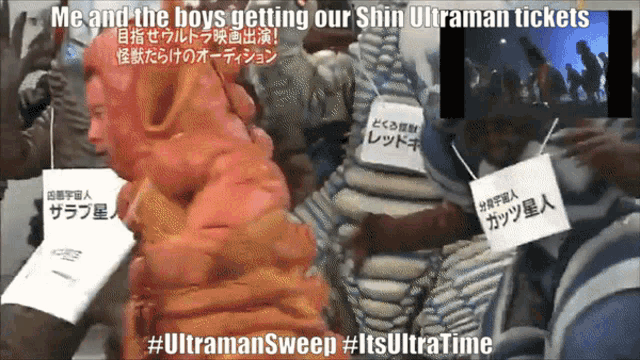 battleupsaber's tweet photo. can we bring back #UltramanSweep when Rising premieres https://t.co/TI5gh2RW5P