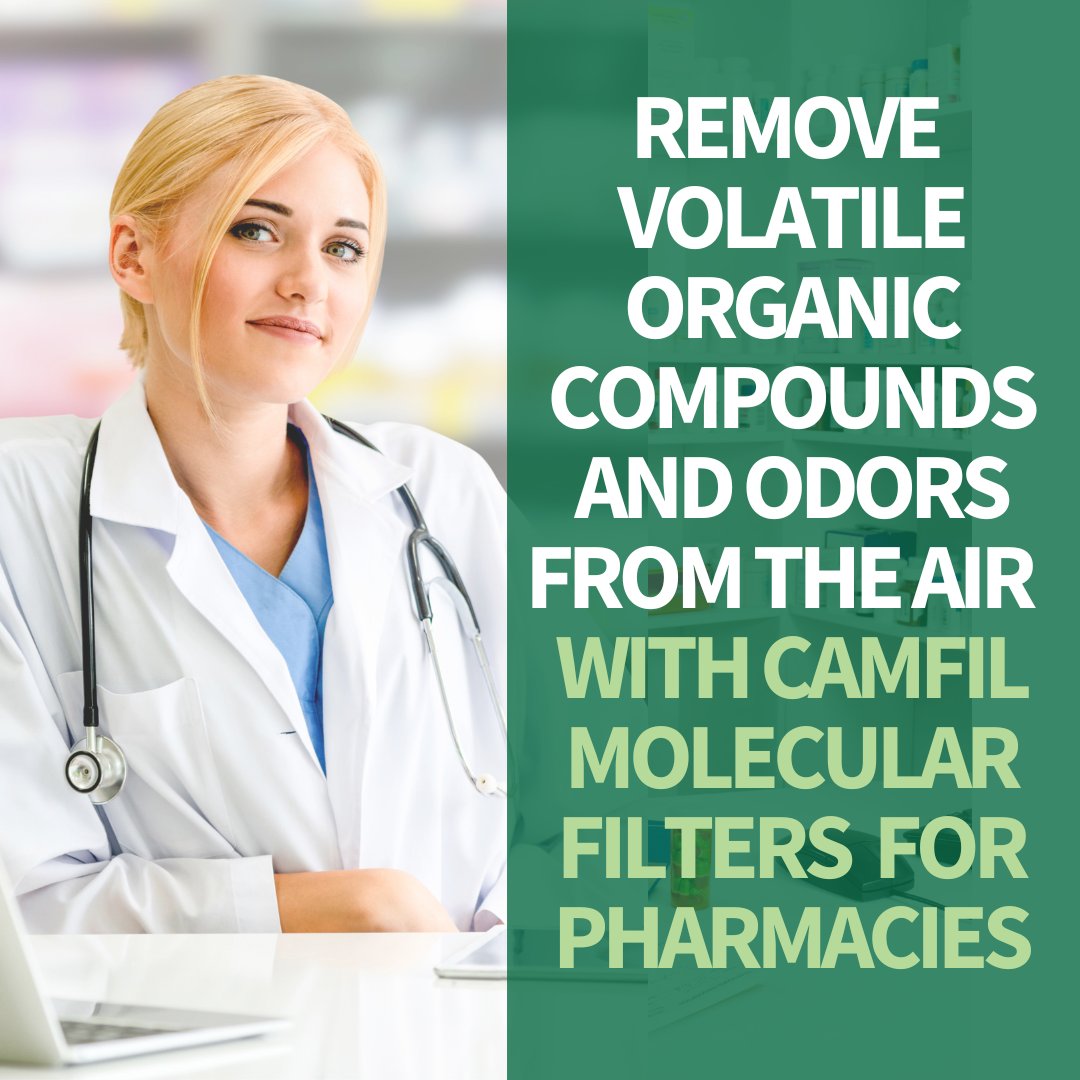🔗okt.to/Of0agY

Our molecular #airfilters with activated carbon are ideal for pharmacies, removing volatile organic compounds and odors from the air. Contact our filtration expert nearest you to level up your pharmacy’s safety & #airquality → okt.to/AovWk5.
