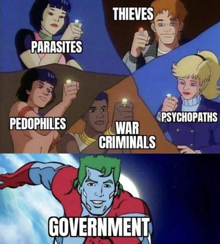 This is what you #vote for. You give #consent to #thieves, #psychopaths, #warcriminals and #pedophiles the right to #steal from and #kill you, your #family, your #friends and your #neighbors.

Who in their right mind would want to do that?

#donotconsent #donotcomply #stopthevote