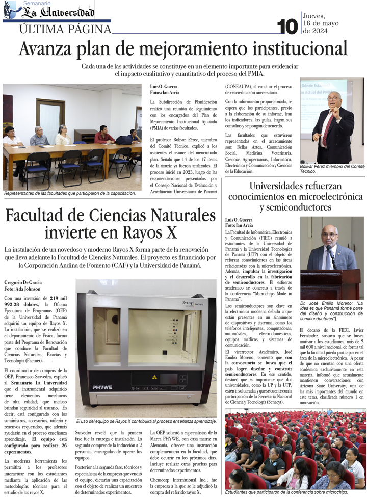 🐝Entra a la nueva #Edición742 en formato PDF correspondiente a esta semana. 🔻 launiversidad.up.ac.pa/sites/default/… 🐝Infórmate de las notas más relevantes a partir de mañana en nuestra web.🔻 launiversidad.up.ac.pa #UPsemanario #SemanarioLaUniversidad #Investigaciones