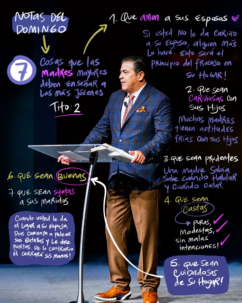 anedvisual's tweet image. Notas del sermón del Domingo en Los Pentecostales del Área de La Bahía, predicación por el pastor @RevEliasLimones