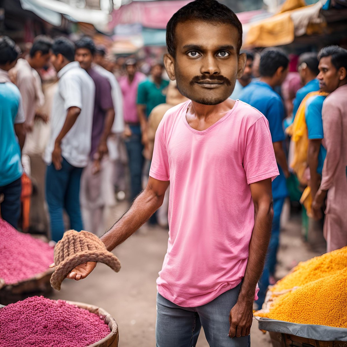 Tudey I wen to de market to sell this shit dat I found on the street.  

I changed it for 200 grams of turmeric🤝💹