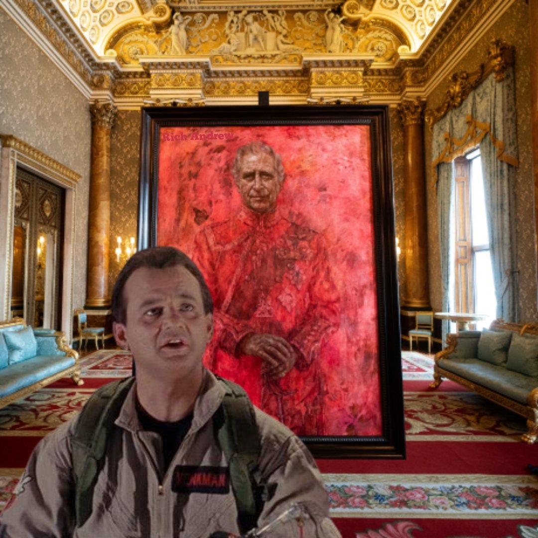 "Charlie, Charlie, Charlie. You have been a bad monkey!"

For all my fellow Brits 😂

#kingcharles #kingspainting #painting #ghostbusters #vigo