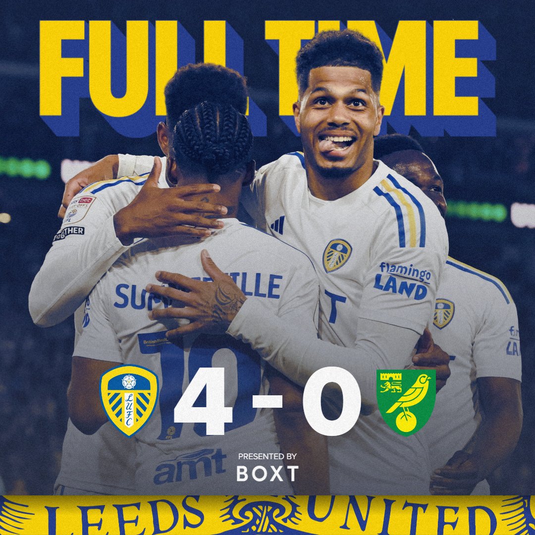 Love it Leeds are off to Wembley. I do hope they come back up. ⚪🟡