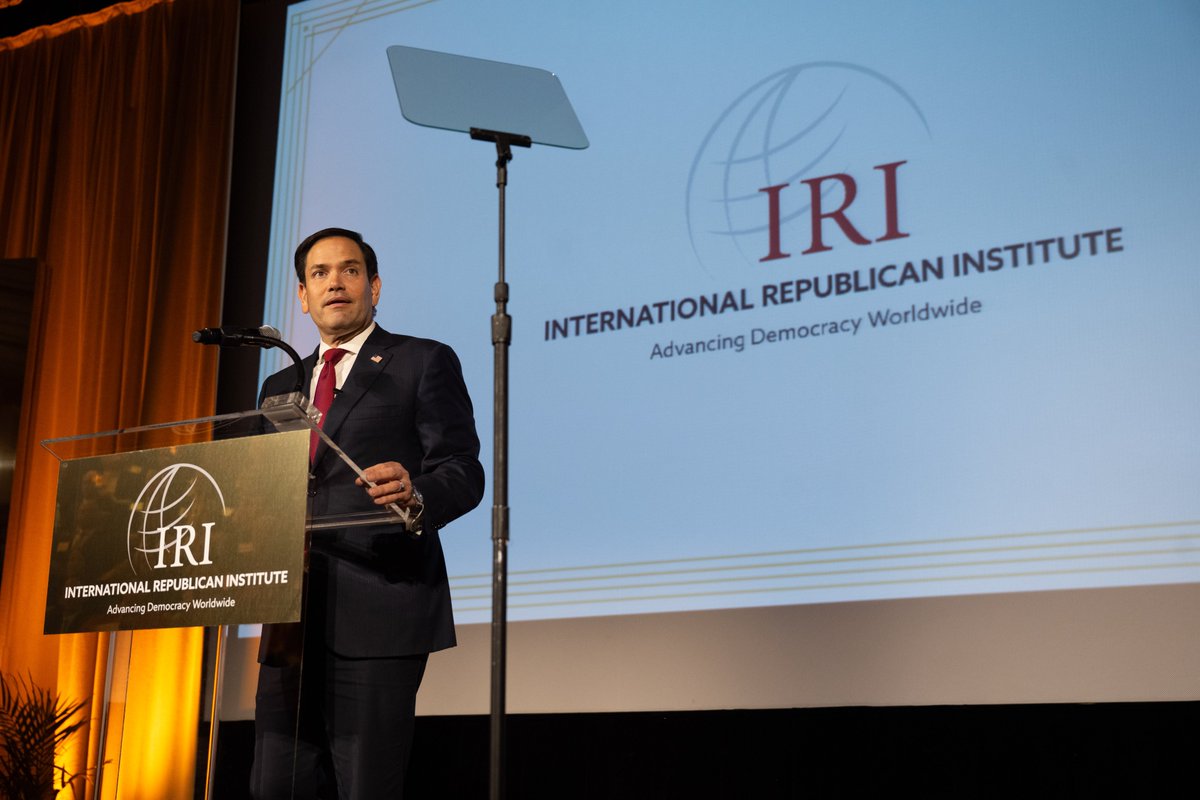 Honored to present @IRIglobal's John S. McCain Freedom Award, in absentia, to Bishop Rolando Álvarez of Nicaragua. Like many fellow Catholics in his homeland, Bishop Álvarez has been the target of unjust persecution by the criminal Ortega-Murillo regime. #SOSNicaragua