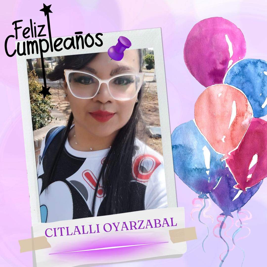 No queremos dejar pasar este maravilloso día sin dejar de felicitar a nuestra Querida Citlalli, desde @LasConstiMX queremos desearte un feliz cumpleaños, y que las diosas te bendigan🎉💜 ¡¡Feliz vuelta al sol!!✨ 💜💜💜