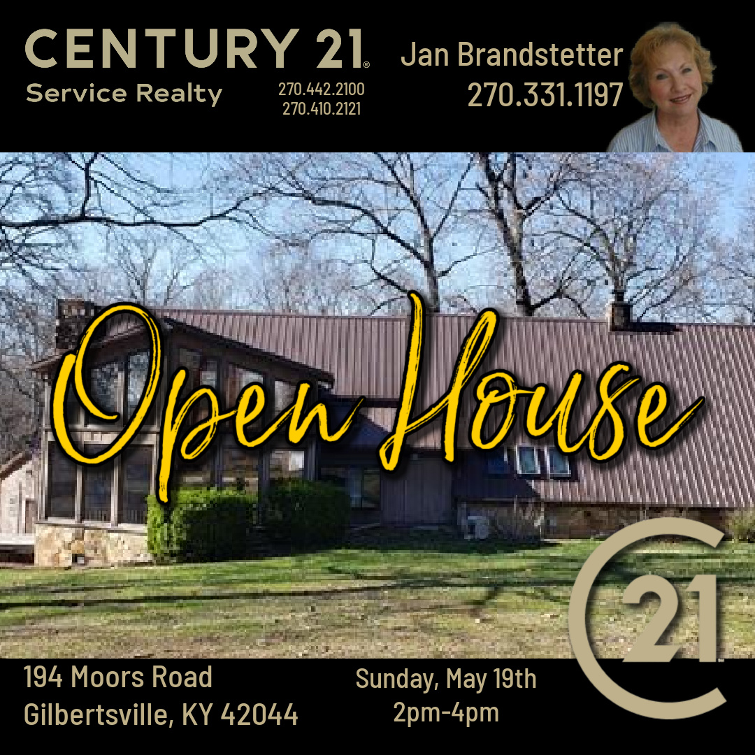 Join us for an OPEN HOUSE this Sunday!

century21.com/property/194-m…

#realtor #realestate #paducahrealestate #westkentuckyrealestate #lakesrealestate #4riversrealestate #century21 #Century21servicerealty #communityfirst #C21 #C21Service