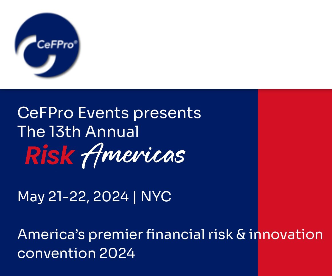 Join Archer's @KayvanAlikhani at CeFPro Risk Americas for a May 21 panel discussion on generative #AI. Learn more: cefpro.com/forthcoming-ev…