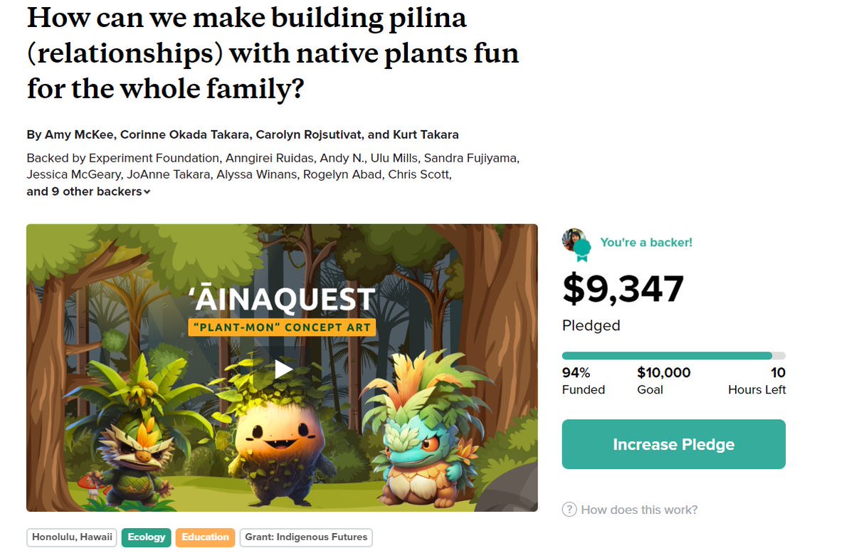 WOW! We are almost there! Please support and help bring this project to life! 10 hours left and 94% of the way there! experiment.com/projects/how-c…