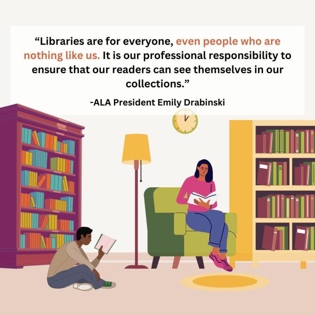 #Libraries provide a literacy-rich environment that contains authentic literature, offering windows and mirrors to the world. 📚 📸 United For Libraries