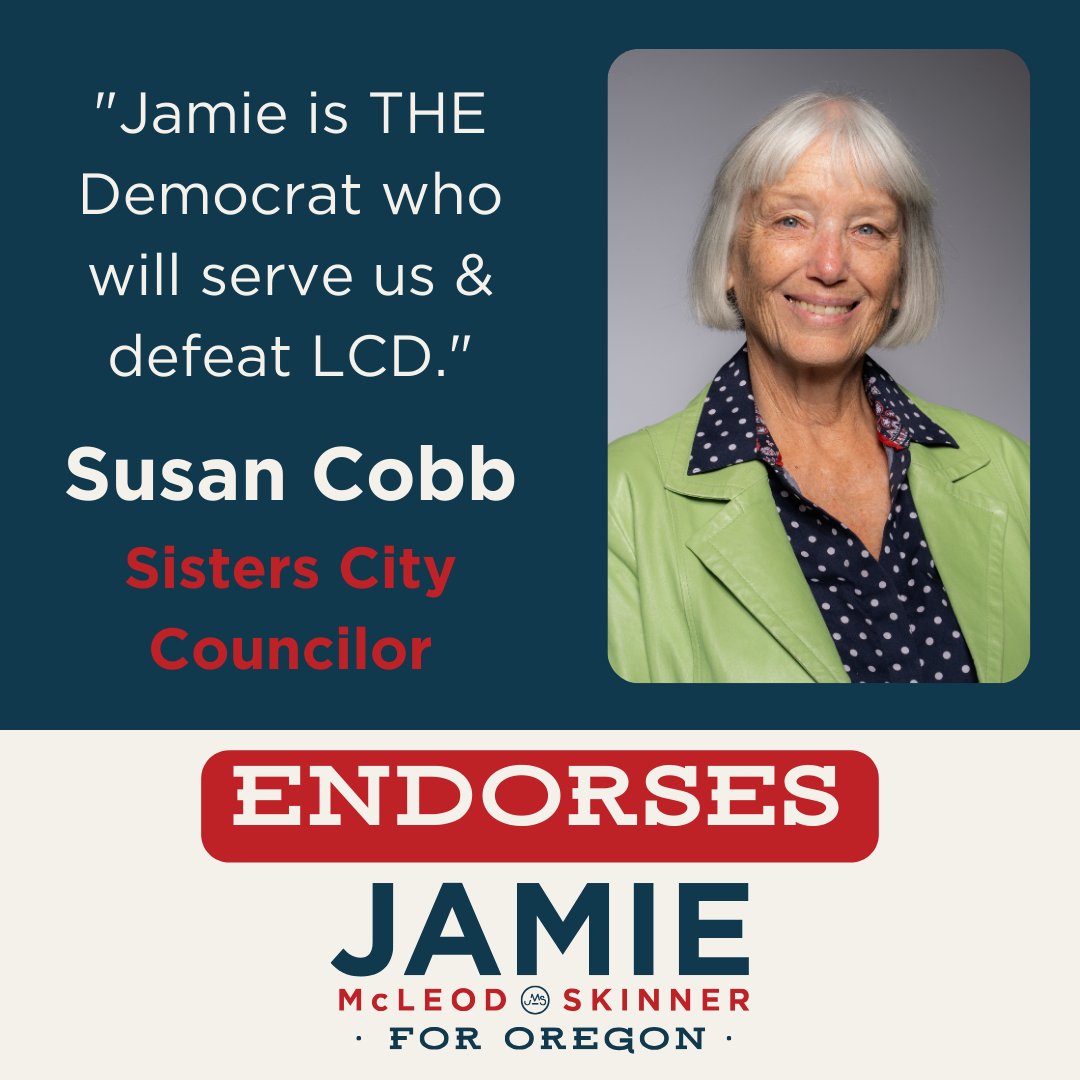 Thank you for your support, Susan!

#OR05 #JamieForOregon