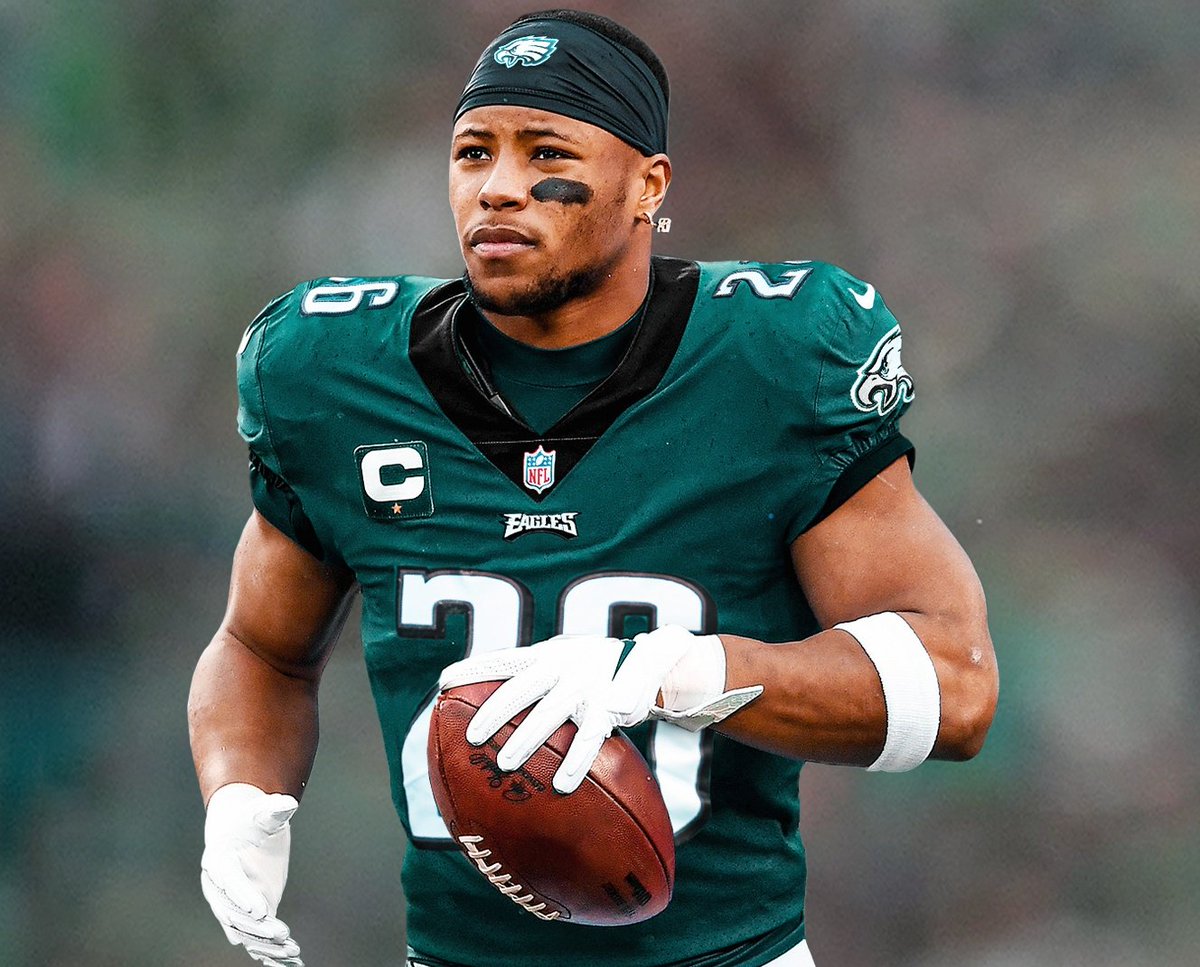 Significant Eagles positional changes:

D'Andre Swift -> Saquon Barkley
Kevin Byard -> CJGJ
James Bradberry -> Quinyon Mitchell 
Bradley Roby -> Cooper DeJean 
Nicholas Morrow -> Devin White

#Eagles