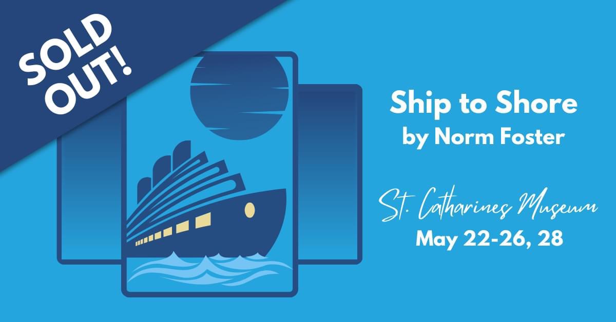 Ship to Shore has completely sold out! We look forward to welcoming our audiences at the <a href="/StCMuseum/">St. Catharines Museum</a> next week. Find out more about our complete 2024 Mainstage Summer Season by visiting fosterfestival.com. Three Foster Comedies running July 4-August 25.

#canadiantheatre