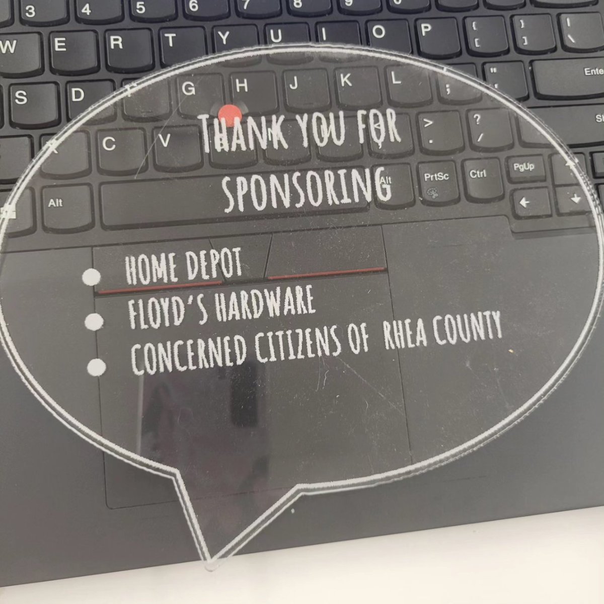 Llama_eLab's tweet image. Our Experienced Fabricators, with the help of our sponsors: Home Depot, Floyd's Hardware, and Concerned Citizens of Rhea County, created a butterfly garden.
During eLab this week, two of our Experienced Fabricators won our design challenge for signs!
#VWeLabs
#GlowforgeEDU
