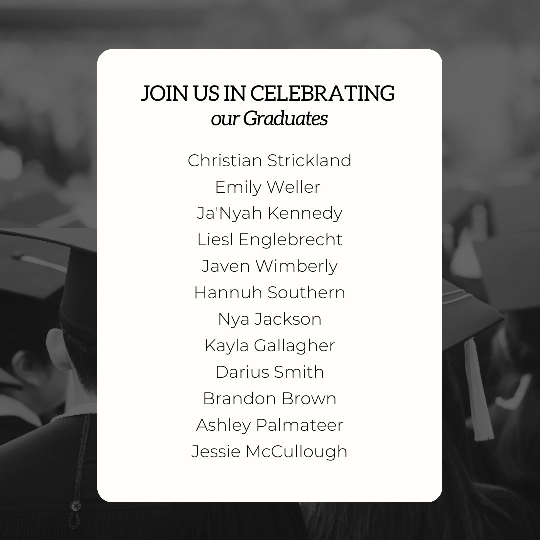 We would like to give a warm congratulations to our graduating seniors in our College Prevention Partnership Program! Your hard work and success does not go unnoticed, and know that you will always have our support here at GPP. We know you all will go on to do amazing things!