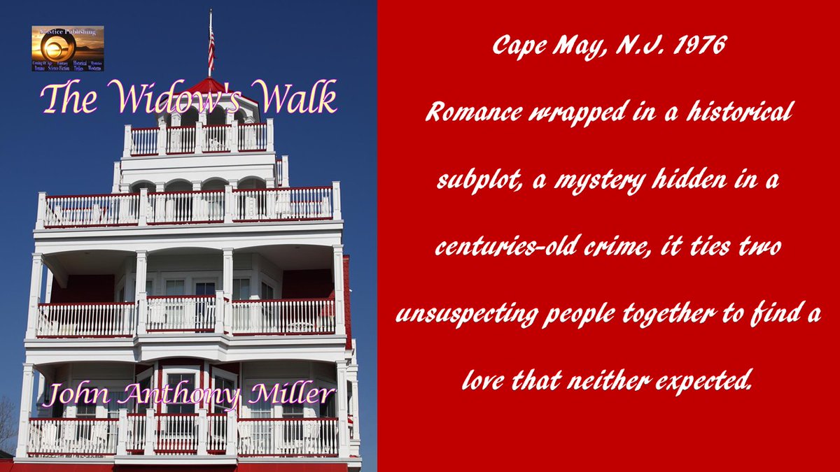 The Widow’s Walk
Cape May. N.J., 1976:
Mystery, romance, and buried treasure for a divorced NYC editor.
#mystery #cozymystery #Romance
amazon.com/dp/B09F6Q41CH/
amazon.co.uk/dp/B09F6Q41CH/