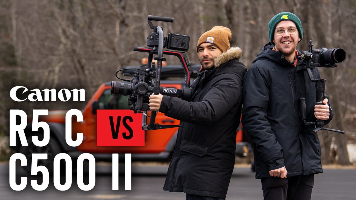 Which of these cinema cameras is right for you? Matt vs. Matt is back, and this time they're comparing the Canon EOS R5 C and EOS C500 Mark II ▶️ bit.ly/3K0r7aI