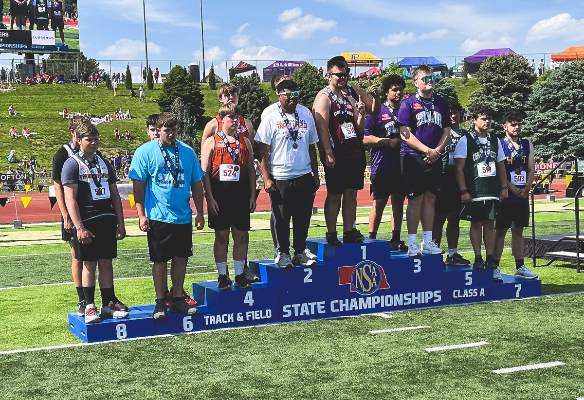 Congrats to Gabe &amp; Michael Bernadt for placing 8th in the Unified Shot Put at State Track today!

#GoJCC