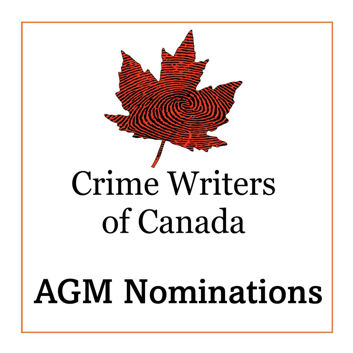 In advance of our Annual General Meeting on June 20th, we are seeking nominations/ volunteers to join our board. Contact current directors or the Executive Director for more information. Visit crimewriterscanada.com/index.php/en/p… for position descriptions and to apply or nominate a colleague.
