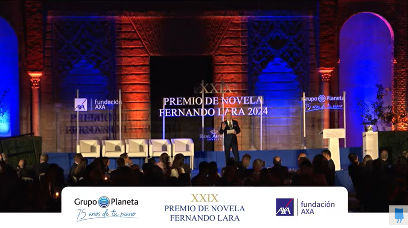 ¡Se acerca el momento final! Últimos minutos antes de conocer la obra galardonada con el #PremioFernandoLara2024 

Sigue en directo el fallo del XXIX Premio de Novela Fernando Lara desde el Real Alcázar de Sevilla en 🔴ow.ly/wQXm50RJ09F

<a href="/Planetadelibros/">PlanetadeLibros</a> <a href="/FundacionAXA/">Fundación AXA</a>