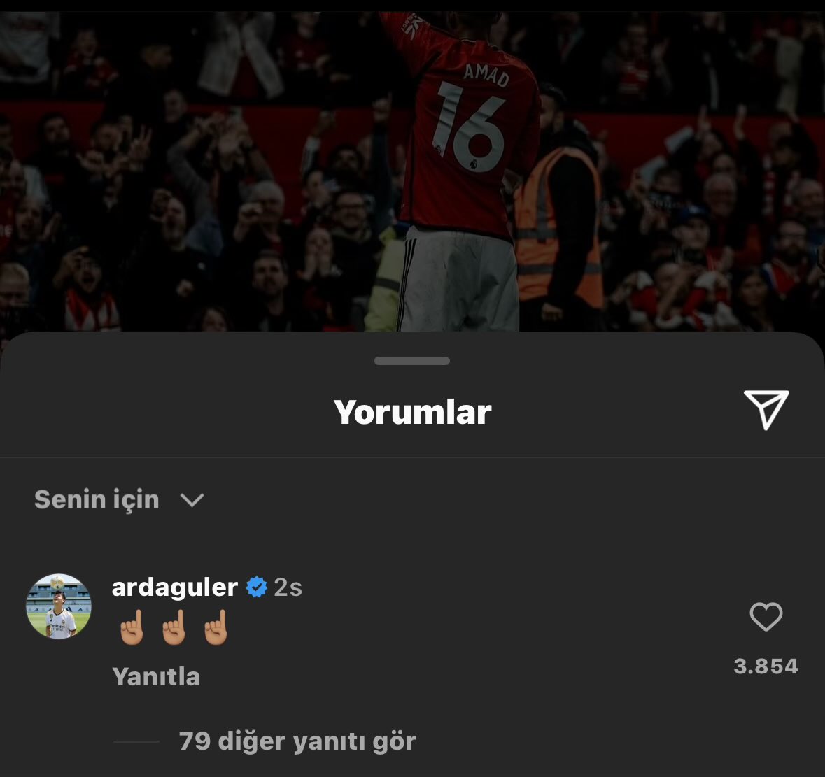 Arda Güler’den Amad Diallo’ya.