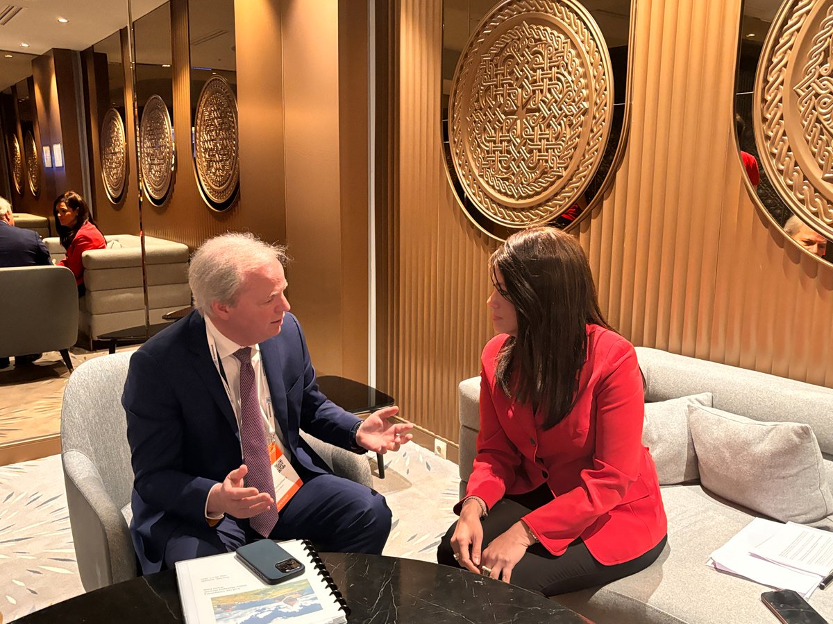 Always great to meet with #Egypt Minister, @RaniaAlMashat. We share an ambition for a strong #IDA21 replenishment, and agree on a collaborative engagement model on knowledge in client countries.