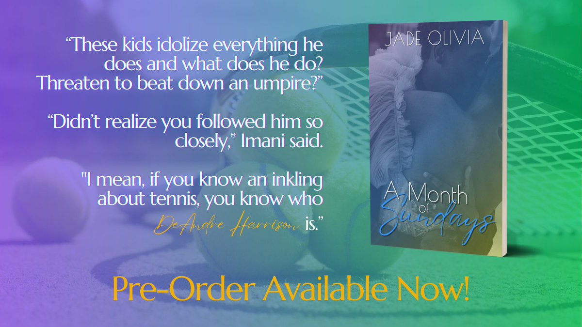 Almost there, but first...a pre-order! 🙂 

You can pre-order #AMonthofSundays on e-book for that guaranteed 6/2 delivery. Via Amazon and Kindle Unlimited.

💙

(🔗 in bio!)

#blackromance #contemporary #indieauthor #books #newbooks
