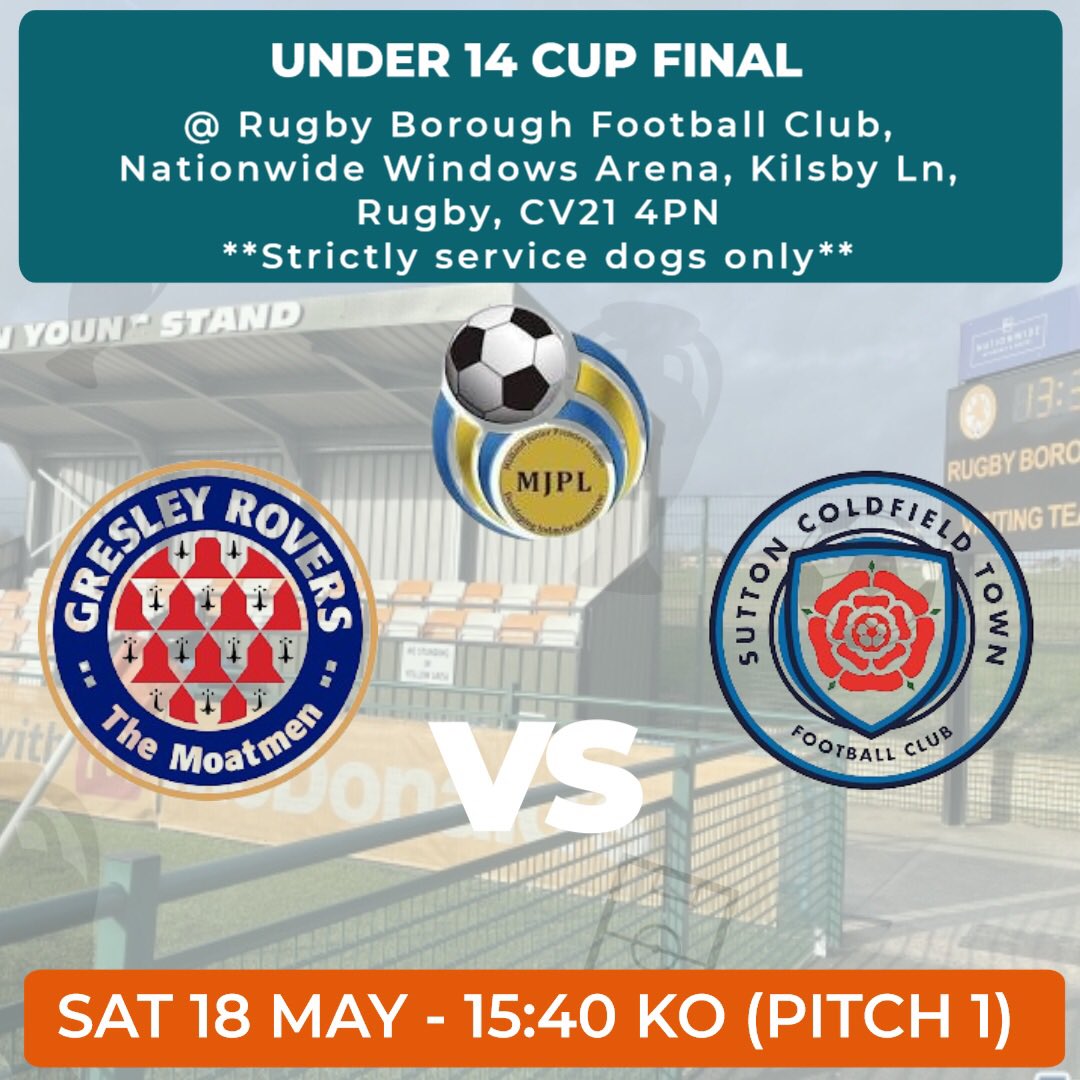 Its Final’s Eve Eve…….. everyone’s excited & we are ready to go again with some great finals due to take place this weekend…… we have the under 14’s @officialAPFC @GresleyRovers @GresleyAcademy @SCTFC