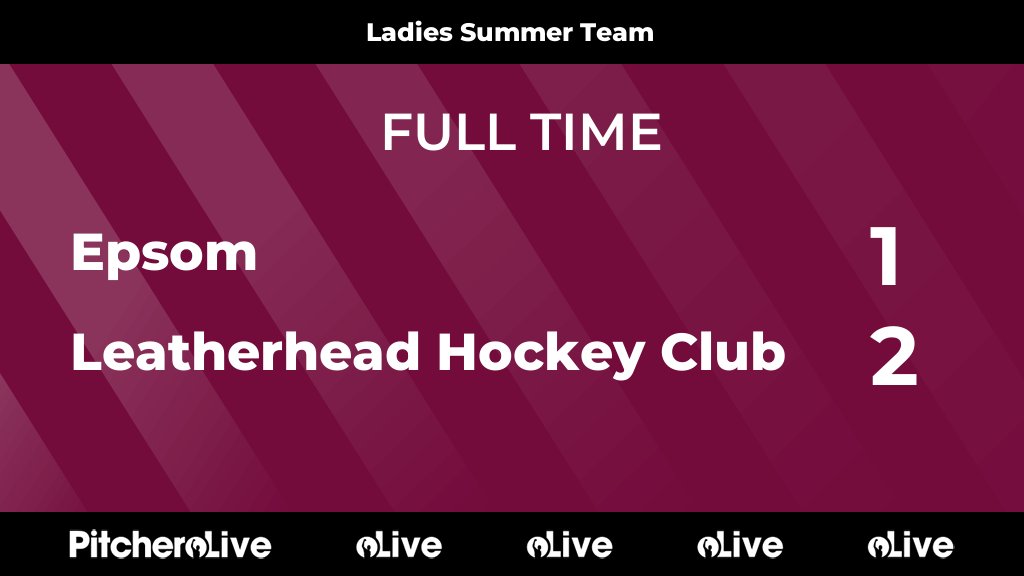 FULL TIME: Epsom 1 - 2 Leatherhead Hockey Club
#EPSLEA #Pitchero
leatherheadhockeyclub.co.uk/teams/261979/m…
