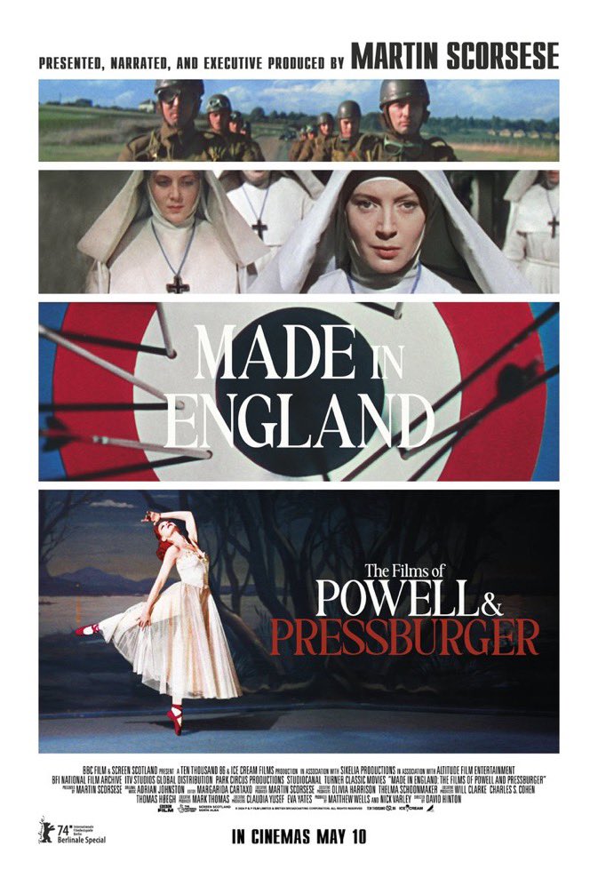 Just watched the rather wonderful Made in England: The Films of Powell & Pressburger - and absolute must for fans of British films, from two of the most influential film makers in history. Presented by Martin Scorsese #film #scorsese #MadeinEngland #history