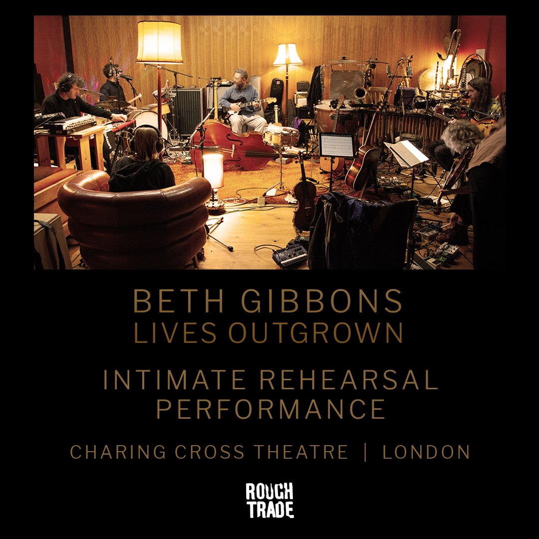 Win a pair of tickets to a special intimate rehearsal performance with @realbethgibbons on 23/05/24. Purchase 'Lives Outgrown' directly from Rough Trade before 11pm on 20/05/24. Full T&Cs at the link below ⬇️ roughtrade.com/en-gb/product/…