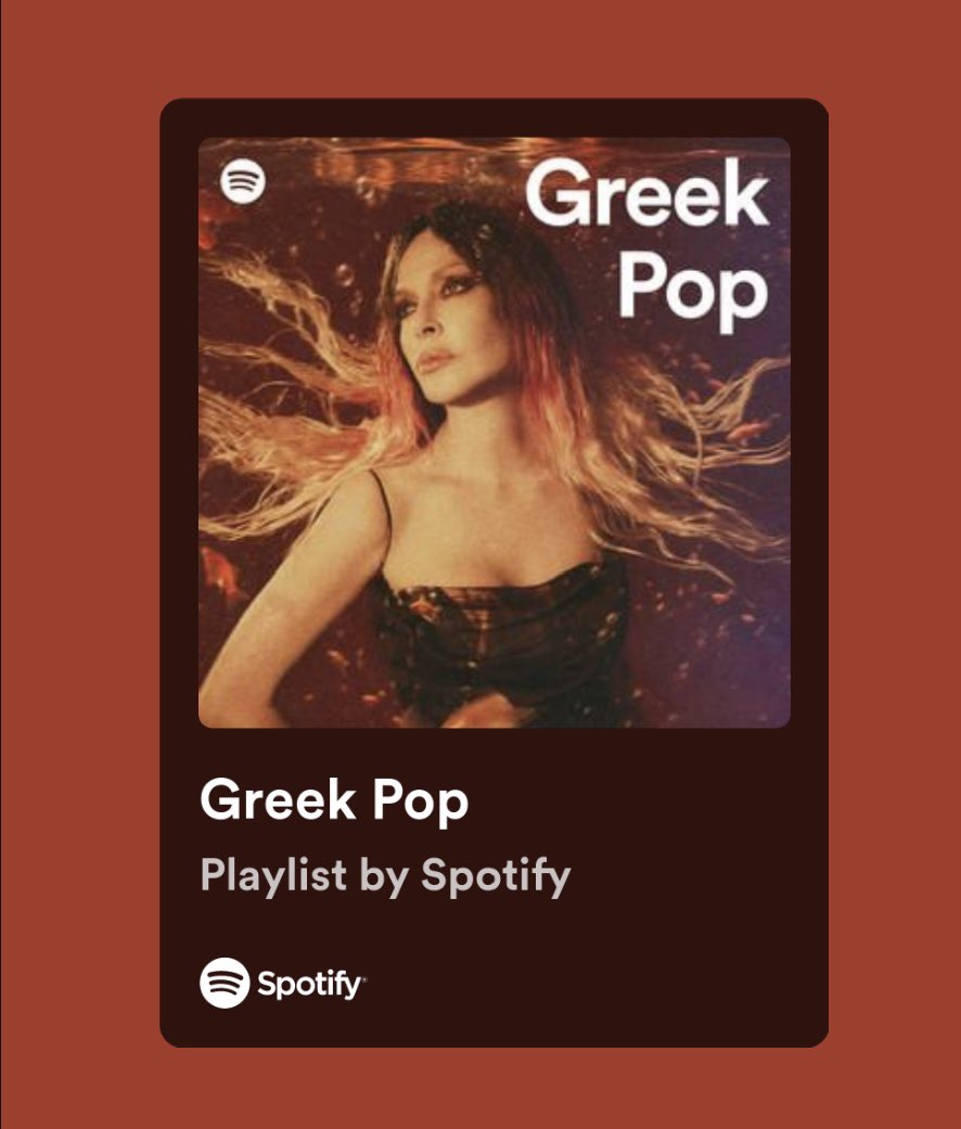 Η @AnnaVissiLive με το νέο hit single #Chrysopsara 🐠 στο εξώφυλλο της Greek Pop playlist του @Spotify 💣