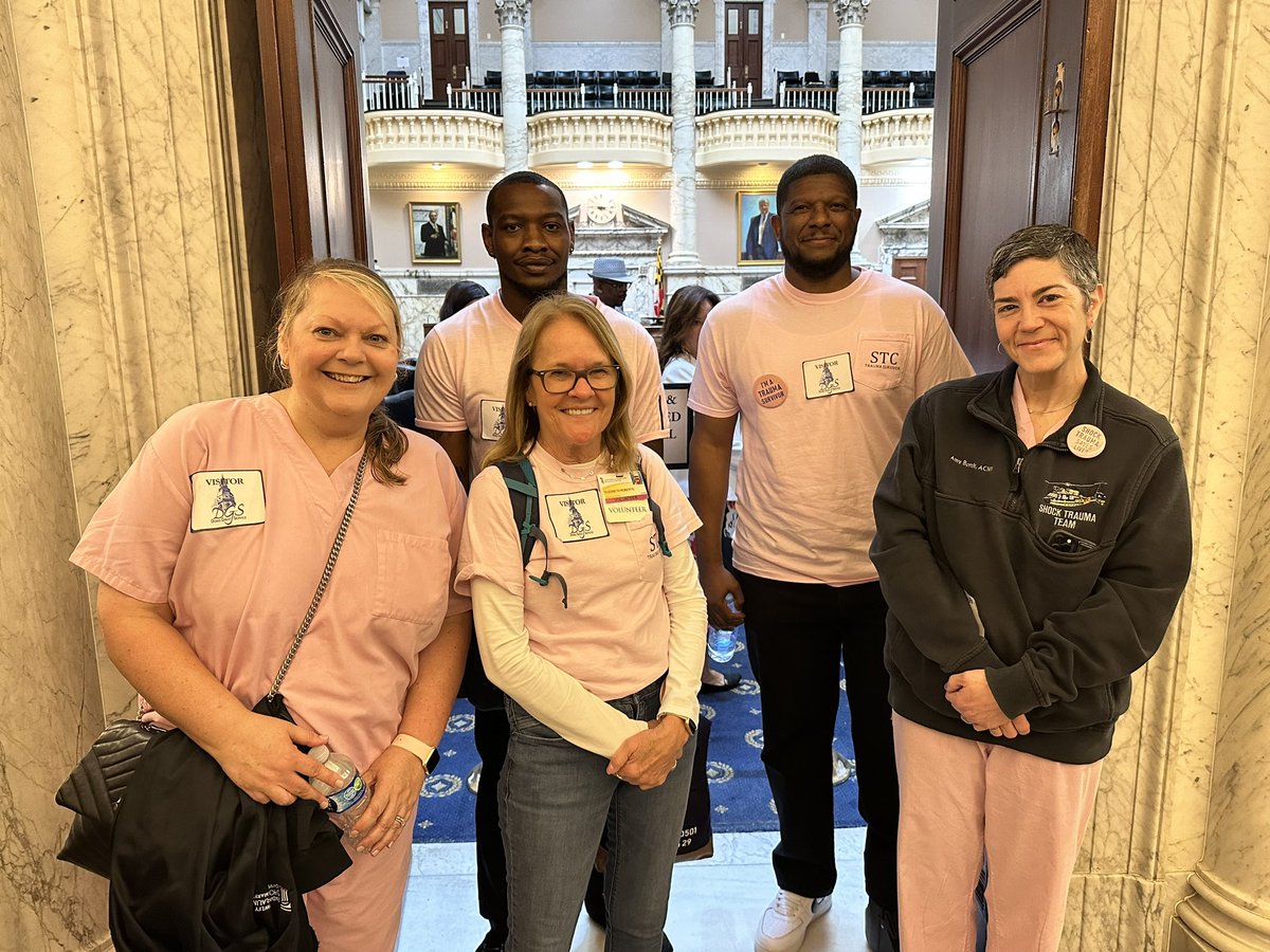 Today in Annapolis, our team members, trauma survivors and supporters were on hand as GovMoore, Sen. Pres. Ferguson & Speaker Jones signed into law expanding funding for our statewide trauma system, ensuring access to world-class trauma care for Marylanders well into the future.