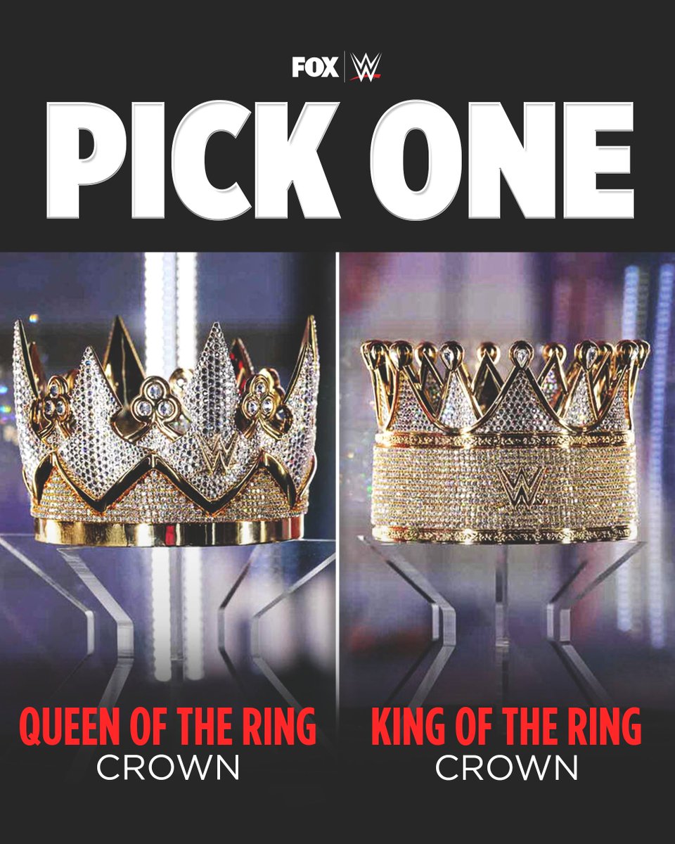 Which #WWEKingAndQueen Crown design is your favorite?