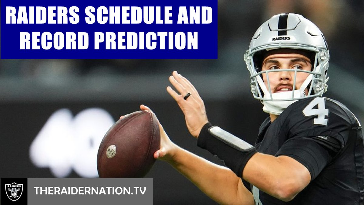 Las Vegas Raiders Schedule and Record prediction - Episode 27

I give you my W/L prediction for the Las Vegas Raiders and tell you why I feel they will make the playoffs this year.

youtube.com/watch?v=DEEMaP…
