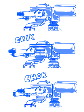 CHIK CHOK Concept/roughs work for Gemini Jump stories
