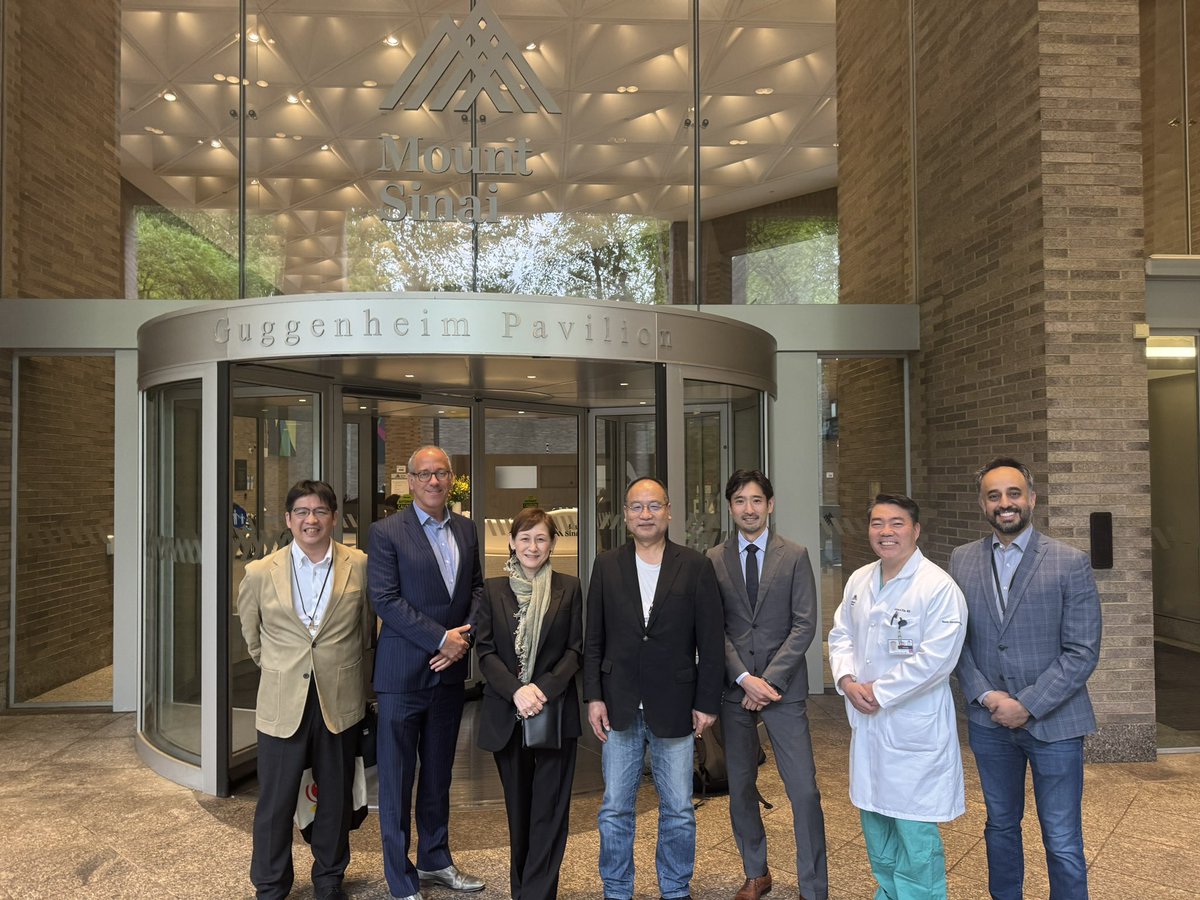 Live @MountSinaiIR so honored to welcome Profs. Miyuki Sone and Koichiro Yamakado from JSIR to @IcahnMountSinai and share their vast experience in Interventional Oncology @SIRspecialists @SIRRFS @SIR_ECS
