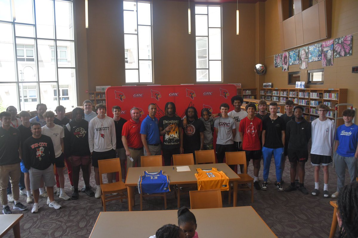 Matt Cizek (@matthewpcizek) on Twitter photo Congrats to GRC’s <a href="/BrelandMorrison/">Breland❤️🔥.</a> on signing today to play college basketball at Midway University!
<a href="/WinCity_BBall/">GRC Basketball</a> <a href="/coachjoshcook/">Josh Cook</a> <a href="/GoMidwayEagles/">Midway Eagles</a> Congrats to GRC’s <a href="/BrelandMorrison/">Breland❤️🔥.</a> on signing today to play college basketball at Midway University!
<a href="/WinCity_BBall/">GRC Basketball</a> <a href="/coachjoshcook/">Josh Cook</a> <a href="/GoMidwayEagles/">Midway Eagles</a>