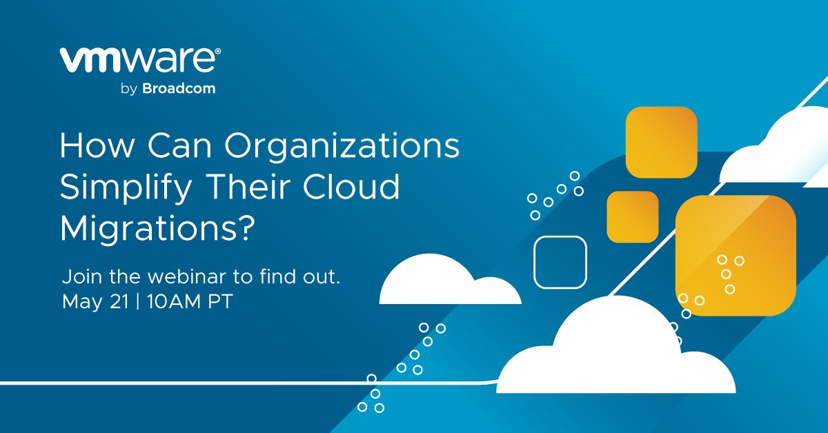 While the cloud opens the door for innovation, significant cost, complexity, and risk concerns hinder its potential. This upcoming May 21 event will explore the solution with experts from @esg_global, @VMware, and @GoogleCloud: brighttalk.com/webcast/19326/…
