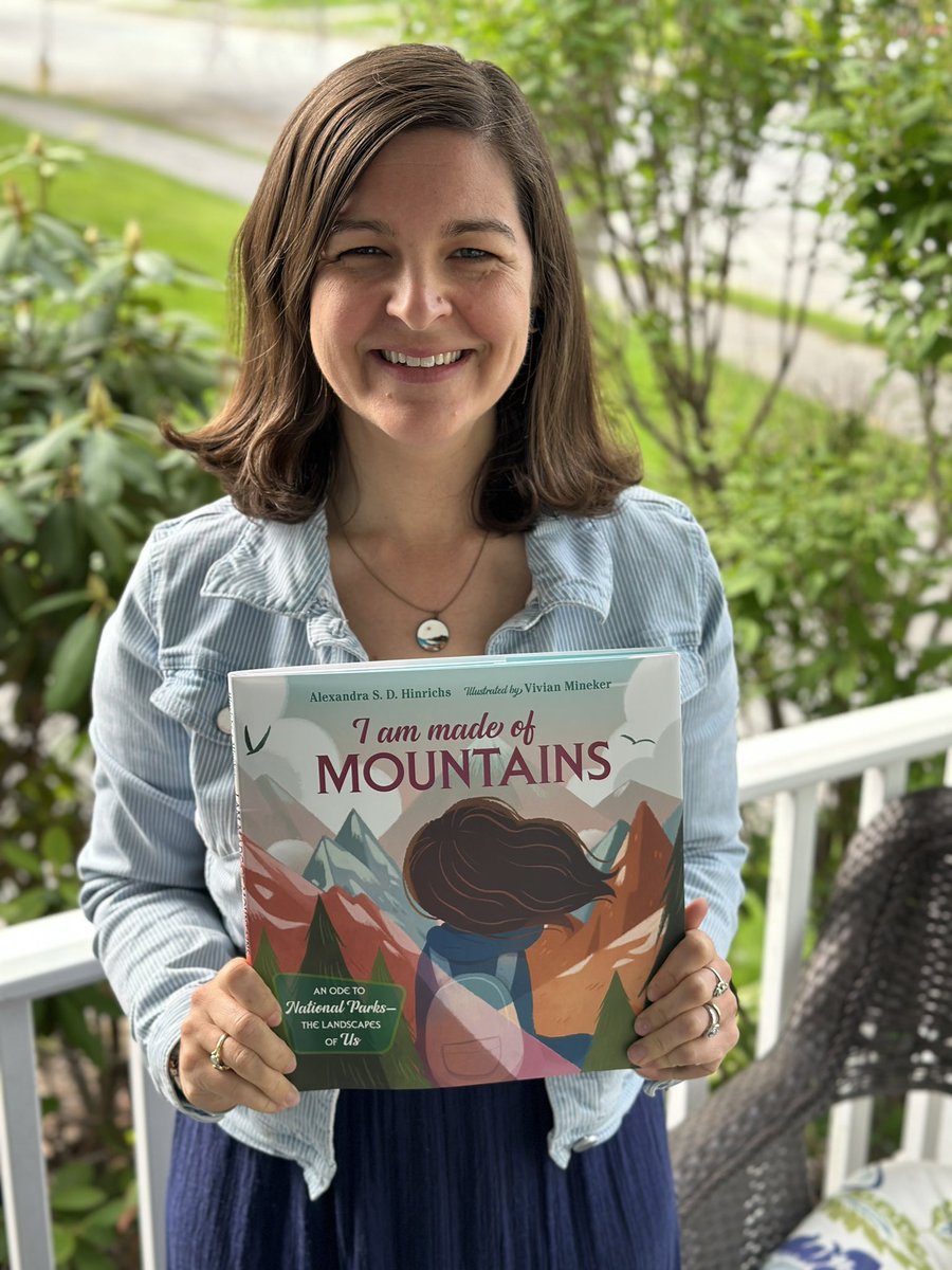 One year ago today, I AM MADE OF MOUNTAINS came into the world. Happy pub-day anniversary to a book that was born from and is resulting in many adventures! ⛰️ 🌊 🌳 🌲 🥾 ☀️ 🌺 🦅 #nationalparks #picturebook #kidlit #authorlife