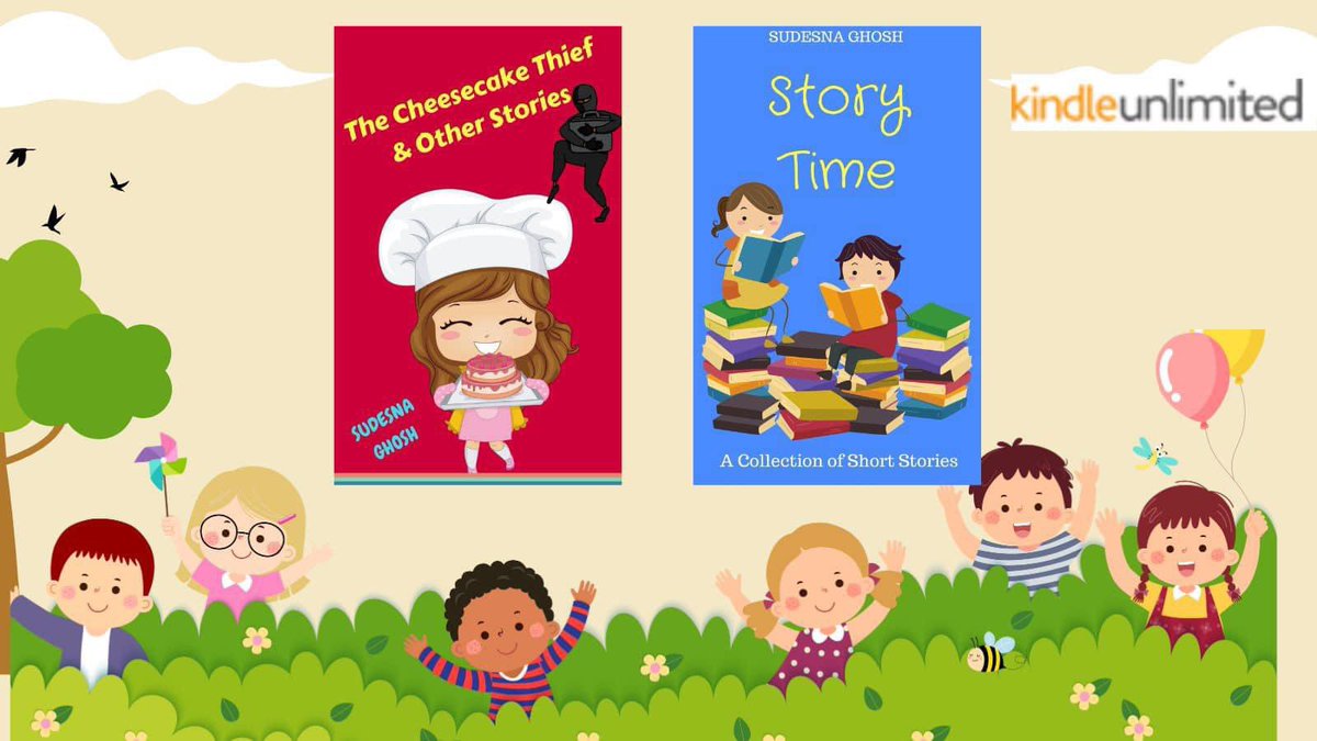 FREE on #KindleUnlimited 

Two #shortstory collections

amazon.in/Story-Time-Col…

amazon.in/Cheesecake-Thi…

#kidsbooks #childrensbooks #shortstories