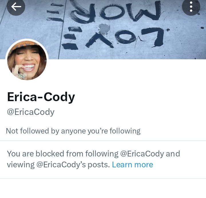 Erica Cody is an absolute loser that regularly attempts to attack white Irish men. 

Erica's father didn't teach her manners so I shall teach her manners yet again in an upcoming video.