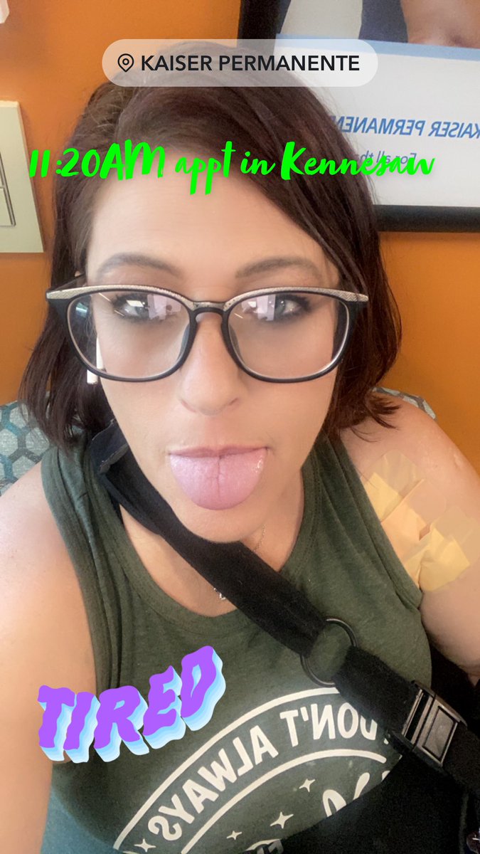 Me right before my post-op appt vs me right before my 2nd dr appt of the morning. #Atlanta #Traffic #Sucks yeah-it sucked so bad it needed separate hashtags. Home now & gonna stay here til #PhysicalTherapy tomorrow. #Duluth #Kaiser #Kennesaw #Tired #Ouch #RTSA #OverIt #StaplesOut