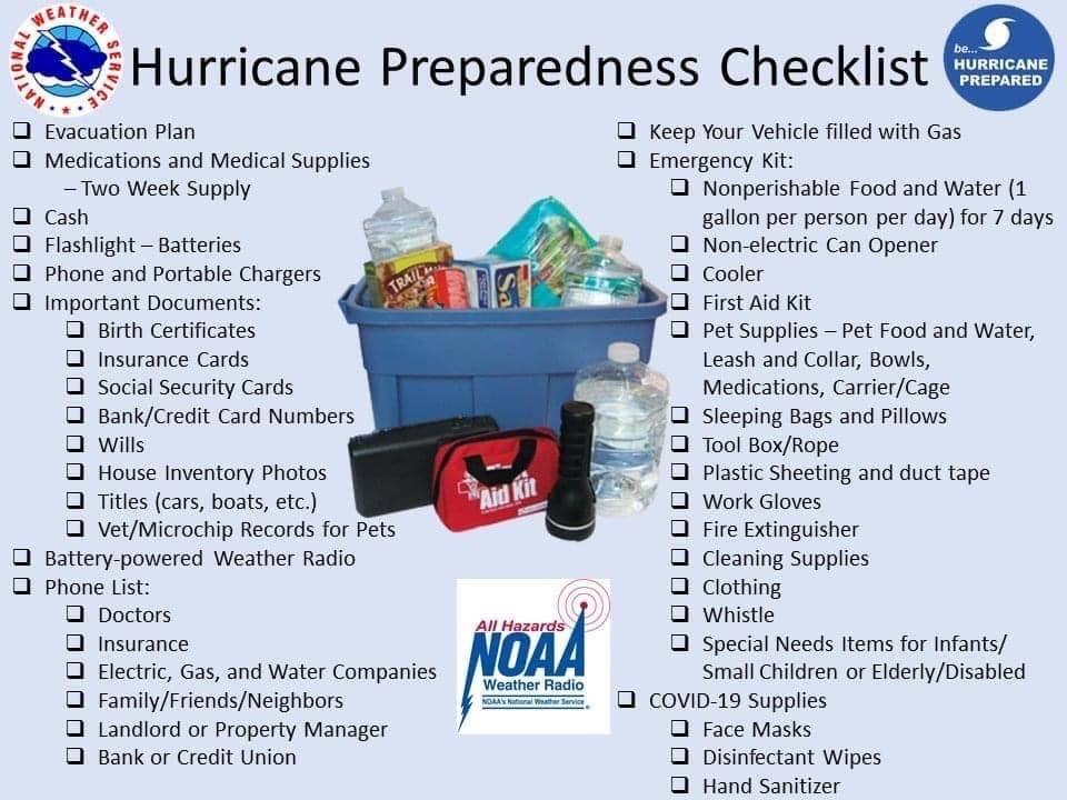 June 1 will be the Official Start of Hurricane Season in the US.
How prepared do you feel?
Here is a checklist for you. Print it out, stick it on the fridge, do the thing.
#HurricaneSeason #HurricanePreparedness #HurricaneChecklist #YouGotThis #NOAA