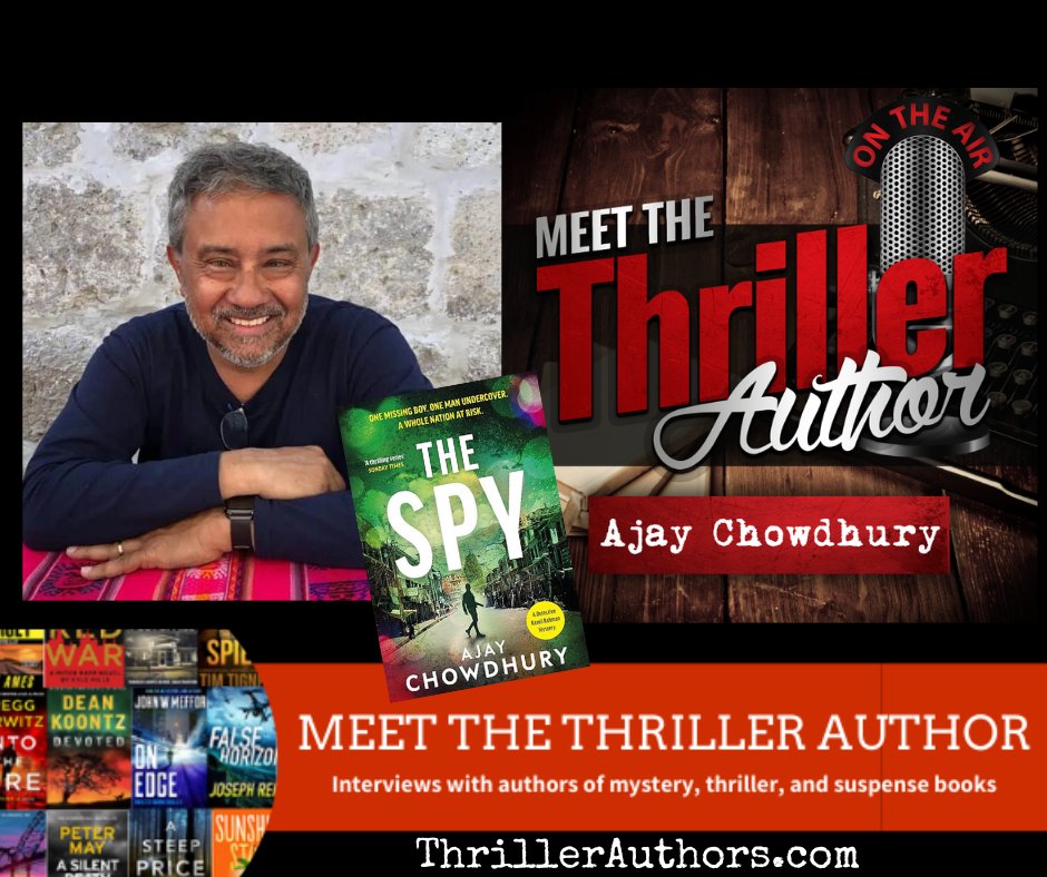 I had an insightful conversation with author @ajaychow on writing thrillers, using AI tools, and crafting compelling crime novels. thrillingreads.com/201 📚 Excited to dive into his latest release, 'The Spy.' #ThrillerAuthor #CrimeFiction #AIWriting