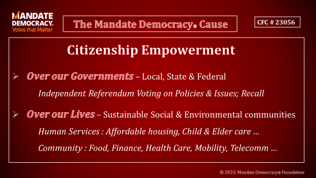 Cadantic's tweet photo. Not everyone knows I've been interning with #MandateDemocracy for a while now, and I think it's time I start inviting everyone to check it out. 

It's a modern response to feeling unrepresented. It's a pragmatic approach to govt. accountability. Feel free to ask questions. https://t.co/OuLJfYFz9c