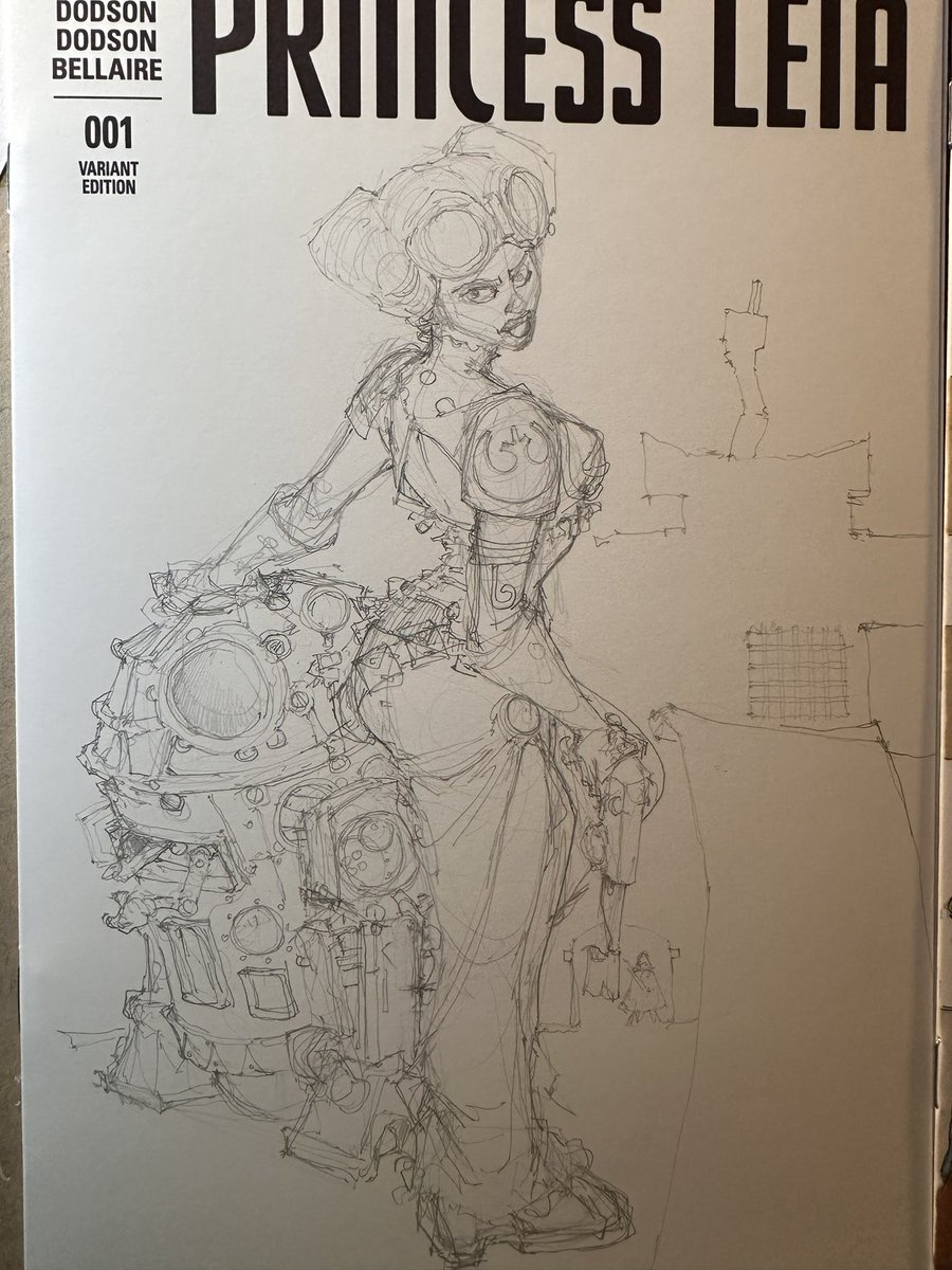 A #steampunk #PrincessLeia #sketch for another blank #comicbook cover . . . . . #art #illustration #doodlebags #doodle #draw #drawing #nashville #nashvilleartist #nashvilleart #starwars #rebels #princess #ANewHope @StarWars #r2d2