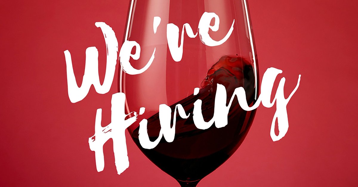 Need a cool gig?!? Check us out! We are looking for fun new members to add to our team!

#helpwanted #winejob #wineista #winegig